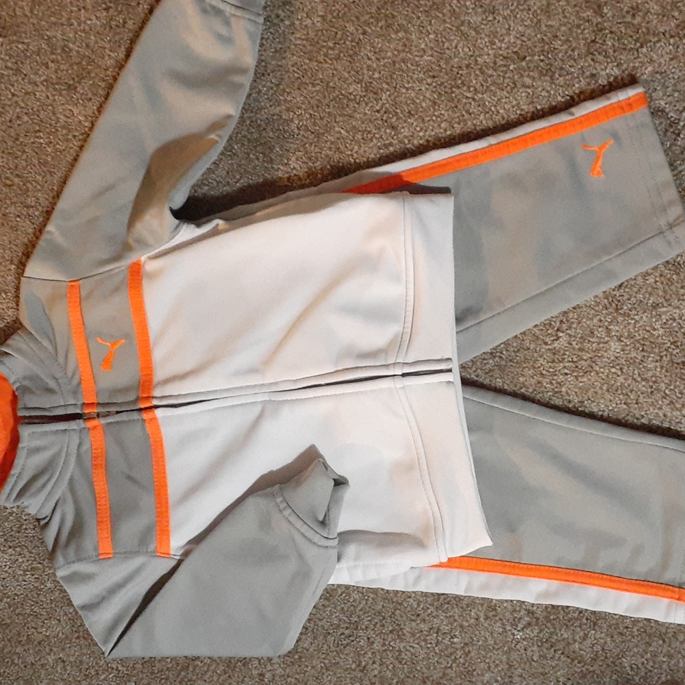 Puma 2-Piece Pant Set | 18M | Grey,White, Orange